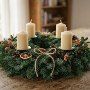 Adventní věnec: z čeho ho udělat a jak vydrží celý advent